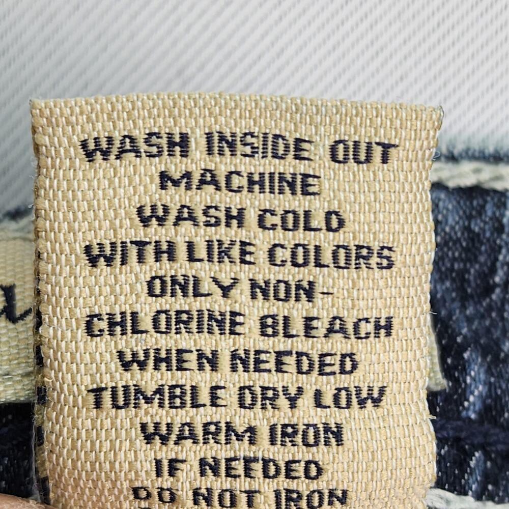 Earl Jeans Women’s 8P Bootcut Blue Stretch Denim Mid Rise Embellished Soft 32x26 - Picture 13 of 13